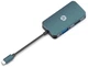 Перехідник HP USB3.1 Type-C - HDMI/VGA/DP 0.2 м Чорний (DHC-CT200) - зображення 2