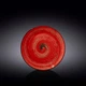 Wilmax.Spiral.Red.Тарілка кругла 20.5см - изображение 1