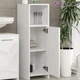 Шкаф для ванной Vicco Kiko, пенал 30x95, белый глянец - изображение 6