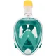 Полнолицевая панорамная маска для плавания FREE BREATH (L/XL) M2068G Green с креплением для камеры - изображение 9