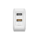 Зарядний пристрій Blitzwolf USB S6 White - зображення 2