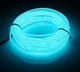 Гибкий светодиодный неон LTL Прозрачный синий Neon Glow Light Transparent - 3 метра ленты, на батарейках 2 AA - изображение 1