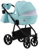 Коляска 2 в 1 Adamex Hybryd Plus кожа 100% BR335 голубой - изображение 4