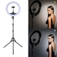 Кольцевая LED лампа Ring Light ZB-R14 35см 36W на штативе 2 метра с держателем для телефона селфи кольцо (260731906zag) - изображение 3