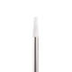 Фреза корундовая Nail Drill для маникюра и педикюра (Конус усечённый, удлинённый) 45-43, диаметр 2,5 мм, белая - изображение 1