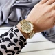 Наручний годинник AlexMosh жіночі Forsining Gold-White Flower Diamonds - зображення 4