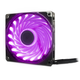 Кулер для Корпуса Argus (L-12025 AURA) RGB, 120х120х25мм, 30дба, 1500RPM, 4Pin PWM, 12V RGB - изображение 1