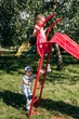 Детская горка 2,2м с металлической лестницей высота 1,2 м (разные цвета) - изображение 6