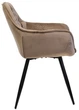 Стул для кухни и гостиной Vetro Mebel M-65 Капучино (M-65-cappuccino-velvet/ black) - изображение 4