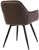Стул для кухни и гостиной Vetro Mebel M-65 Коричневый (M-65-brown-velvet/ black) - изображение 3
