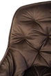 Стул для кухни и гостиной Vetro Mebel M-65 Коричневый (M-65-brown-velvet/ black) - изображение 7