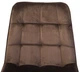 Стул для кухни и гостиной Vetro Mebel N-46 Коричневый (N-46-brown-velvet/ black) - изображение 6