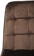 Стул для кухни и гостиной Vetro Mebel N-46 Коричневый (N-46-brown-velvet/ black) - изображение 7