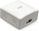 Gniazdko na 2 porty z ekranem Cablexpert RJ-45, 6 cat, zewnętrzne (NCAC-2F6-01) - obraz 2