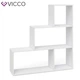 Трикутний стелаж Vicco Asym, 4 комірки, білий - зображення 5