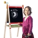 Деревянный мольберт Viga Toys двусторонний магнитный с бумагой (KID_50952) 73 x 56 x 8 см - изображение 3
