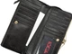 Женский кошелек из натуральной кожи TUMI 1056 A Black Черный - изображение 6