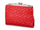 Женский кошелек из кожи высшего сорта Burberry 5637 E Red красный - изображение 3