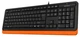 Клавиатура проводная A-4Tech FK10 USB Orange - изображение 4