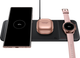 Бездротовий зарядний пристрій Samsung Wireless charger 3 slots - Trio charger Black (EP-P6300TBRGRU) - зображення 1