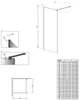 Душевая стенка RADAWAY Walk-In Modo II New Black 90 (389094-54-01) - изображение 5