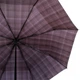 Мужской складной зонт механический (FULG868-Charcoal-Check) Fulton 99 см Медный 000129892 - изображение 3