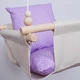 Тканевые подвесные качели Infancy Горох Молочные - изображение 3