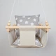 Тканевые подвесные качели Infancy Пряники Серые молочная основа - изображение 1