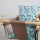 Тканевые подвесные качели Infancy Абстракция Голубая бежевая основа - изображение 3