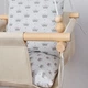 Тканевые подвесные качели Infancy Короны Молочные - изображение 3