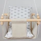 Тканевые подвесные качели Infancy Короны Молочные - изображение 4