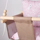 Тканевые подвесные качели Infancy Зайцы на розовом Бежевая основа - изображение 3