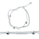 Срібний браслет, вага виробу 4,8 гр (2032502) - зображення 1