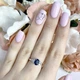 Срібна каблучка з натуральним сапфіром 1.175ct, вага виробу 2,36 гр (1938263) - зображення 3