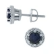 Серебряные серьги с натуральным сапфиром 1.766ct (1966709) - изображение 1