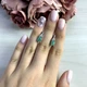 Серебряные серьги с натуральным изумрудом 1.517ct (2011040) - изображение 2