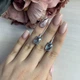 Срібна каблучка з натуральним топазом 7.73ct (1078129) - зображення 2