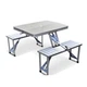 Стол для пикника раскладной Alumum Picnic Table Стальной - изображение 3