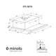 Вытяжка кухонная MINOLA HTL 6010 BL 430 - изображение 5