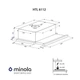 Витяжка кухонна MINOLA HTL 6112 WH 650 LED - зображення 10