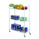 Этажерка Metaltex Slim 3 уровня 56х23х84 см белое пластиковое покрытие (341403) - изображение 2