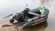 Надувная лодка Kolibri КМ-200 (Колибри КМ-200) зеленая + слань-коврик - изображение 3