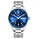 Мужские часы Carnival Millenium с тритиевой подсветкой Silver/Blue+ подарочная коробочка - изображение 2