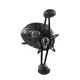 Катушка мультипликаторная для рыбалки Yumoshi AK 200 Black-Silver Right для ловли рыбы правая рука TR_6294-21100 - изображение 4