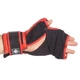 Перчатки гибридные кожаные для единоборств Twins 0275 размер 12 унций Red-Black - изображение 4