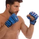 Перчатки для смешанных единоборств Zelart 1394 размер S Blue-Black - изображение 4