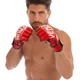 Перчатки кожанные для смешанных единоборств MMA, самбо, джиу-джитсу, карате VENUM VN-0014 размер M красный - изображение 3
