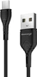 Кабель Grand-X USB Type-C 3A 1 м Black (PC-03B) - изображение 1