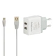 Адаптер сетевой micro cable KONI STRONG K2 |2USB, 2.1A| белый - изображение 1