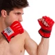 Снарядные перчатки шингарты кожаные Everlast 01044 Red размер XL - изображение 3